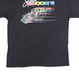 HANES Sandy Brodies Racing Mens T-Shirt Black USA L