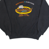 LOGO 7 Super Bowl XXXIII Denver Broncos Vs Atlanta Falcons Mens Sweatshirt Black 90s USA L