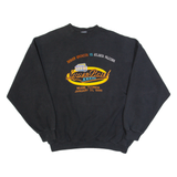 LOGO 7 Super Bowl XXXIII Denver Broncos Vs Atlanta Falcons Mens Sweatshirt Black 90s USA L