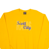SOFFE Scott City Rams Mens Sweatshirt Yellow 90s USA XL