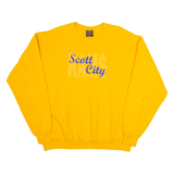 SOFFE Scott City Rams Mens Sweatshirt Yellow 90s USA XL