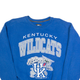 STARTER Kentucky Wildcats Womens Sweatshirt Blue 90s USA L