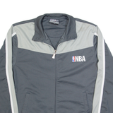 NBA Mens Track Jacket Grey M