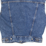 LEVI'S Patches Womens Denim Gilet Blue M