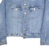 LEE Womens Denim Jacket Blue XL