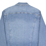 LEE Womens Denim Jacket Blue XL