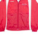 ASICS Napa Valley Marathon Mens Shell Jacket Red USA S