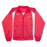 ASICS Napa Valley Marathon Mens Shell Jacket Red USA S
