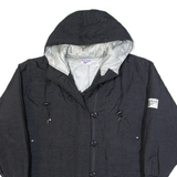 REEBOK Womens Jacket Black Hooded L