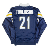 NFL Las Vegas Chargers Mens Bomber Jacket Blue USA M