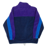 CATALINA Womens Fleece Jacket Blue Colourblock L