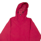 NAUTICA Lightweight Mens Track Jacket Red Nylon Hooded L
