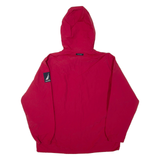 NAUTICA Lightweight Mens Track Jacket Red Nylon Hooded L