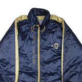 LOGO ATHLETIC X NFL St. Louis Cardinals Mens Jacket Blue Nylon USA 2XL