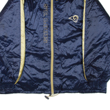 LOGO ATHLETIC X NFL St. Louis Cardinals Mens Jacket Blue Nylon USA 2XL