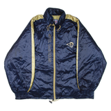 LOGO ATHLETIC X NFL St. Louis Cardinals Mens Jacket Blue Nylon USA 2XL