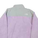 THE NORTH FACE Girls Fleece Jacket Purple Colourblock XL