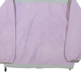 THE NORTH FACE Girls Fleece Jacket Purple Colourblock XL
