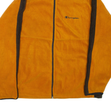CHAMPION Mens Fleece Jacket Orange L