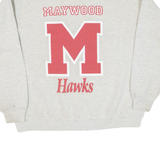 LEE Maywood Hawks Mens Sweatshirt Grey USA L
