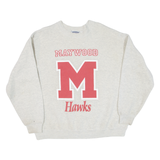 LEE Maywood Hawks Mens Sweatshirt Grey USA L