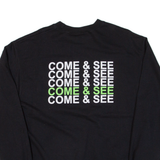 CHAMPION Grace Church Reno Mens Sweatshirt Black L