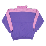 ASHLEY HILL Womens Sweatshirt Purple 1/4 Zip M
