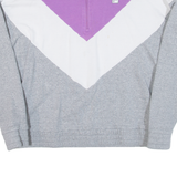 FILA Womens Sweatshirt Purple 1/4 Zip 2XL