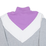 FILA Womens Sweatshirt Purple 1/4 Zip 2XL