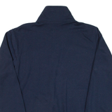 CHAMPION Mens Sweatshirt Blue 1/4 Zip S