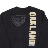 CHAMPION Oakland University Mens Sweatshirt Black USA M