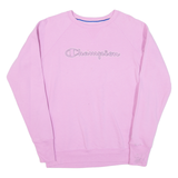 CHAMPION Womens Sweatshirt Purple M
