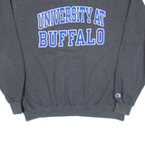 CHAMPION University At Buffalo Mens Sweatshirt Grey USA XL