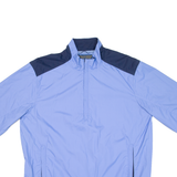 POLO RALPH LAUREN Golf Short Sleeves Mens Sweatshirt Blue 1/4 Zip L