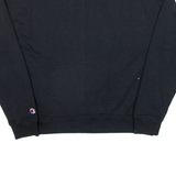 CHAMPION Womens Sweatshirt Black S