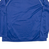 CHASE AUTHENTICS Mens Sweatshirt Blue 1/4 Zip USA XL