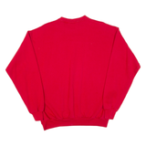 SANTEE University Of Wisconsin Mens Sweatshirt Red USA L