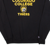 CHAMPION Colorado College Tigers Mens Sweatshirt Black USA M