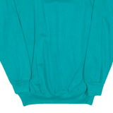 HANES Mens Sweatshirt Blue S