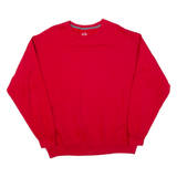 FRUIT OF THE LOOM Mens Sweatshirt Red L