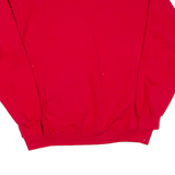 FRUIT OF THE LOOM Mens Sweatshirt Red L