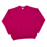 HANES Womens Sweatshirt Purple XL