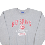 CHAMPION Redskins Football Ghs Mens Sweatshirt Grey USA M