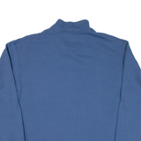 CHAMPION Mens Sweatshirt Blue 1/4 Zip L
