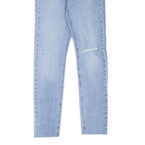 LEVI'S 501S Jeans Distressed Womens Blue Skinny Straight Stone Wash W24 L30