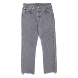 LEVI'S 501 Jeans Womens Grey Regular Straight W27 L26
