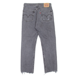 LEVI'S 501 Jeans Womens Grey Regular Straight W27 L26