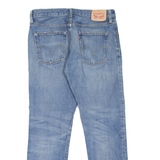 LEVI'S 501CT Jeans Distressed Womens Blue Regular Tapered W30 L27