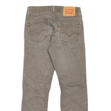 LEVI'S 511 Jeans Mens Green Slim Straight Stone Wash W29 L27