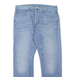 LEVI'S 505 Jeans Mens Blue Regular Straight Stone Wash W38 L32